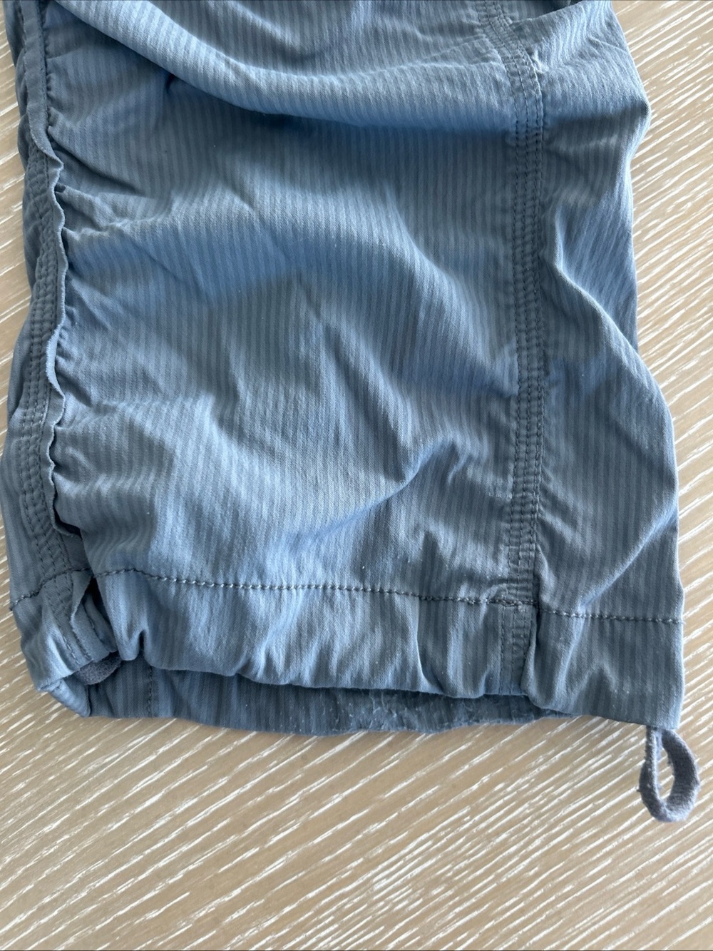 Lululemon Dance Studio Track Pants Women’s 8 Gray Pinstripe Mid Rise Pockets - Picture 3 of 9